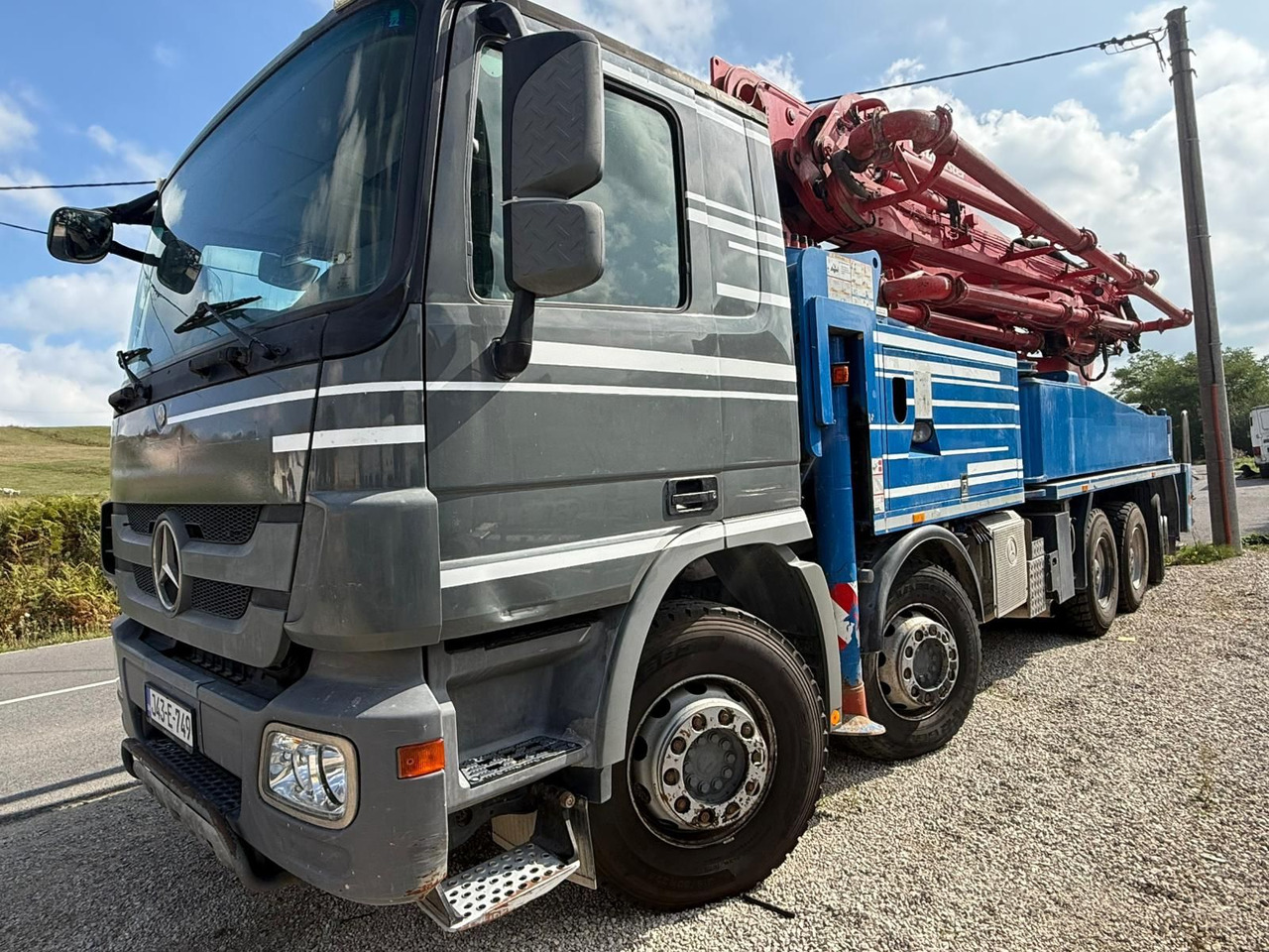 Mercedes-Benz Actros 4448 10x4, E5, MP-3, Putzmeister M46-5 - Betonpomp: afbeelding 3 Mercedes-Benz Actros 4448 10x4, E5, MP-3, Putzmeister M46-5 - Betonpomp: afbeelding 3