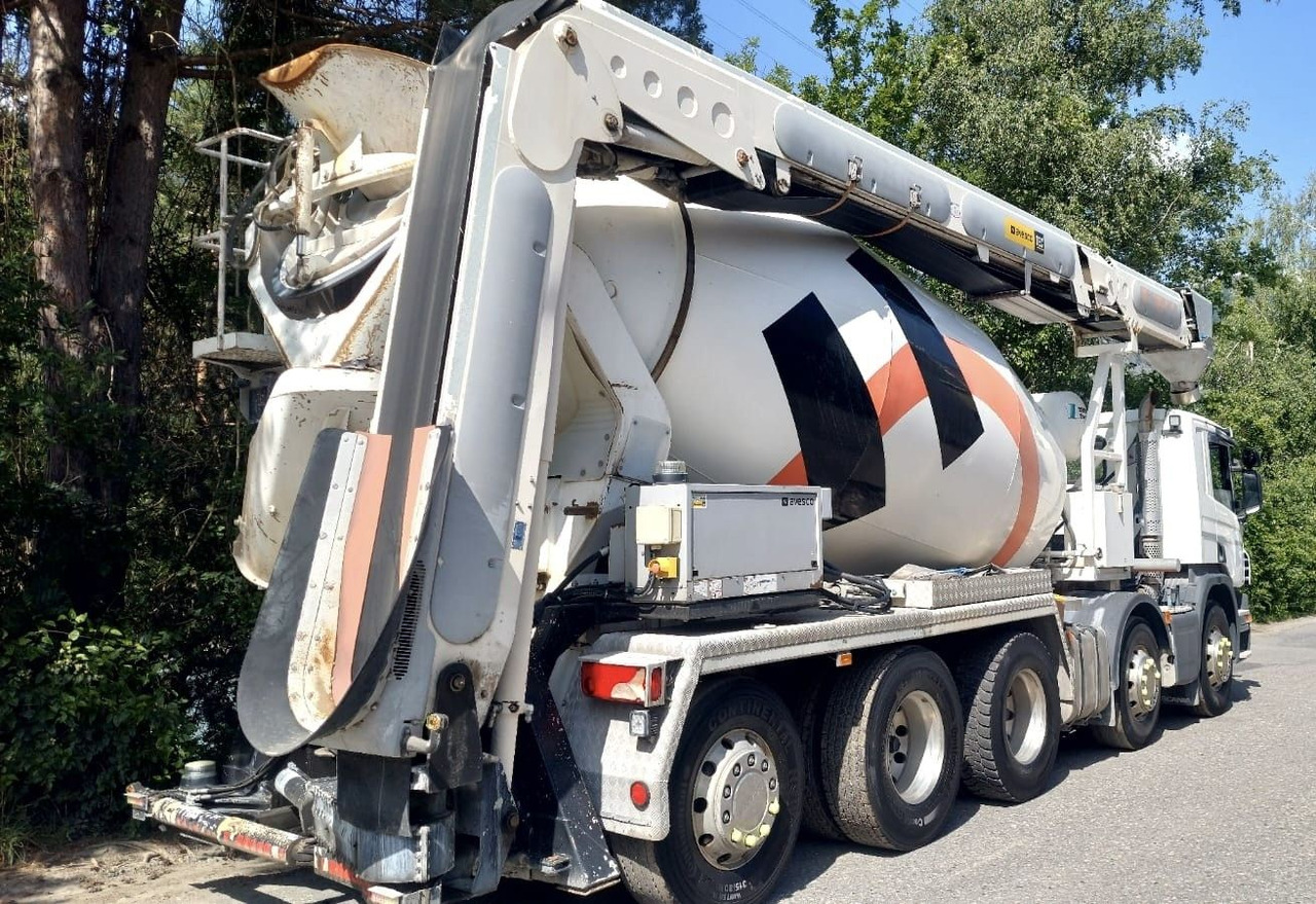 Scania P450 LB 10x4,E6,Stetter 10m³,Förderband/belt 16m - Betonmixer: afbeelding 5 Scania P450 LB 10x4,E6,Stetter 10m³,Förderband/belt 16m - Betonmixer: afbeelding 5