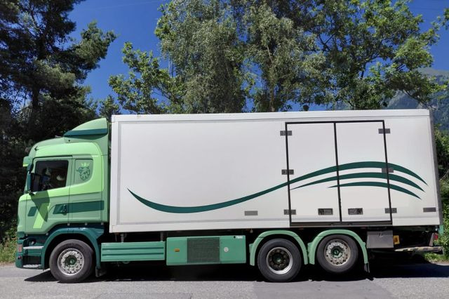 Scania R450 6x2, E6, Thermo King UT 1200, Ladebordwand - Koelwagen vrachtwagen: afbeelding 2 Scania R450 6x2, E6, Thermo King UT 1200, Ladebordwand - Koelwagen vrachtwagen: afbeelding 2