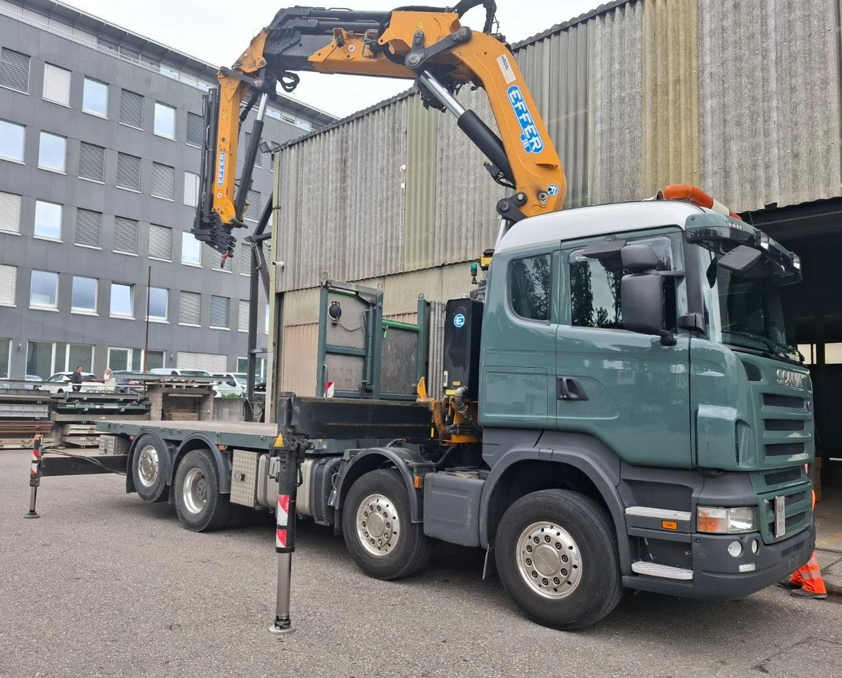 Scania R500 V8 8x2, E5, Effer 585 6S + Flyjib + winch - Kraanwagen: afbeelding 2 Scania R500 V8 8x2, E5, Effer 585 6S + Flyjib + winch - Kraanwagen: afbeelding 2