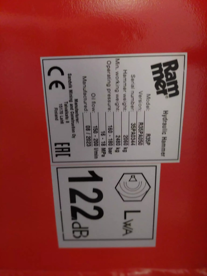 2023 Rammer R35P - Hydraulische hamer: afbeelding 3 2023 Rammer R35P - Hydraulische hamer: afbeelding 3