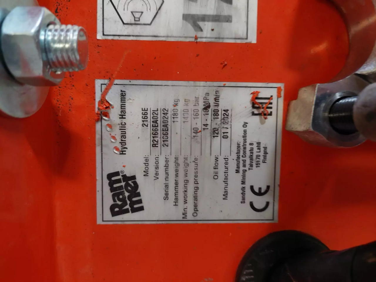 2024 Rammer 2166E - Hydraulische hamer: afbeelding 3 2024 Rammer 2166E - Hydraulische hamer: afbeelding 3