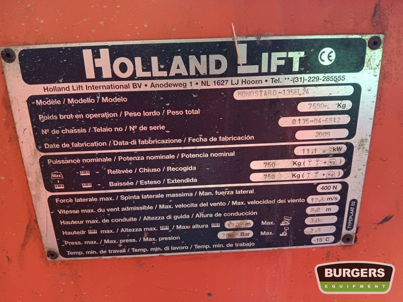 HOLLANDLIFT Q135 EL24 - Schaarlift: afbeelding 5 HOLLANDLIFT Q135 EL24 - Schaarlift: afbeelding 5