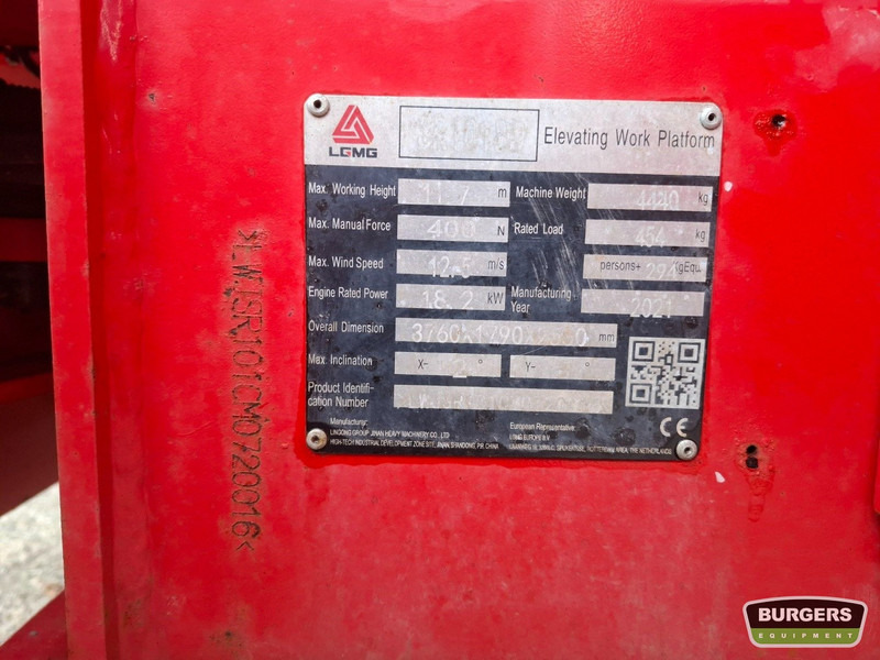 LGMG SR1018D - Schaarlift: afbeelding 5 LGMG SR1018D - Schaarlift: afbeelding 5