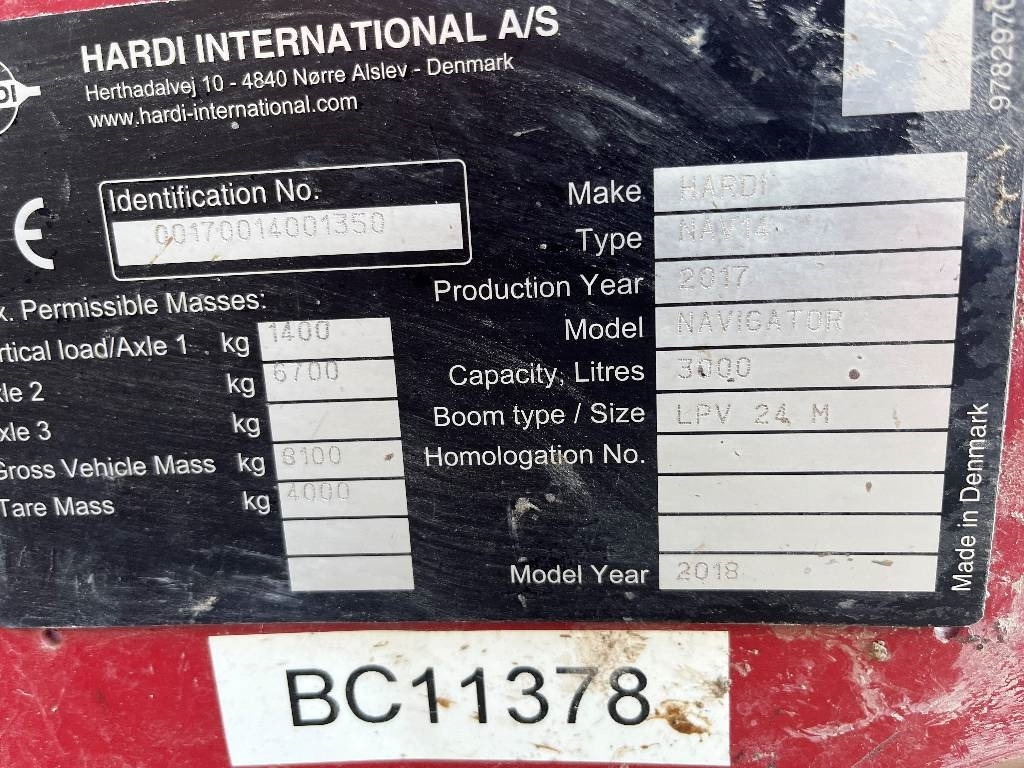 Hardi Navigator 3000 Dismantled: only spare parts - Getrokken veldspuit: afbeelding 3 Hardi Navigator 3000 Dismantled: only spare parts - Getrokken veldspuit: afbeelding 3