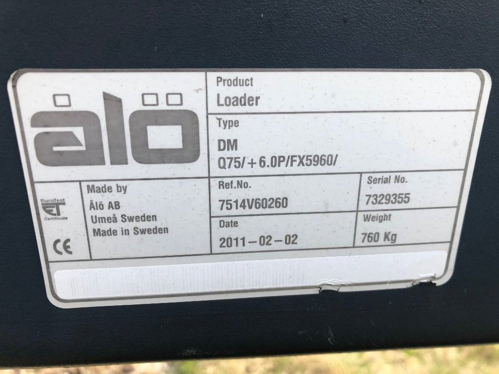 Reservdelar / Parts till Ålö / Trima Q75 Quicke - Voorlader voor tractor: afbeelding 3 Reservdelar / Parts till Ålö / Trima Q75 Quicke - Voorlader voor tractor: afbeelding 3