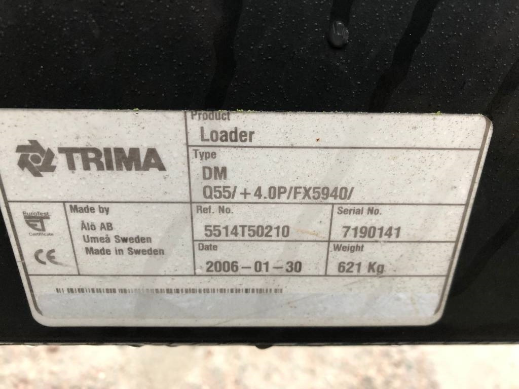 Reservdelar / Parts till Trima / Ålö +4,0P - Voorlader voor tractor: afbeelding 3 Reservdelar / Parts till Trima / Ålö +4,0P - Voorlader voor tractor: afbeelding 3