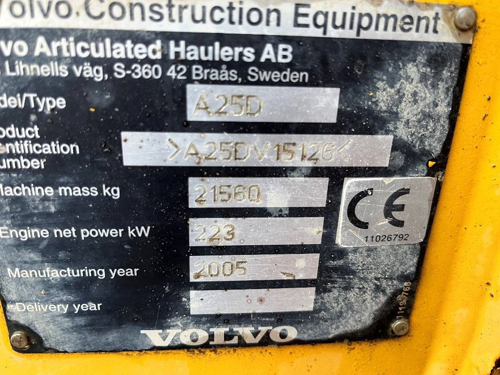 Volvo A 25 D dismantled. Only spare parts - Kiepwagen met knikbesturing: afbeelding 5 Volvo A 25 D dismantled. Only spare parts - Kiepwagen met knikbesturing: afbeelding 5