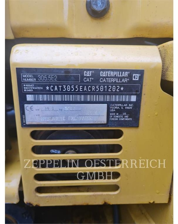 CAT 305.5E2CR - Rupsgraafmachine: afbeelding 5 CAT 305.5E2CR - Rupsgraafmachine: afbeelding 5