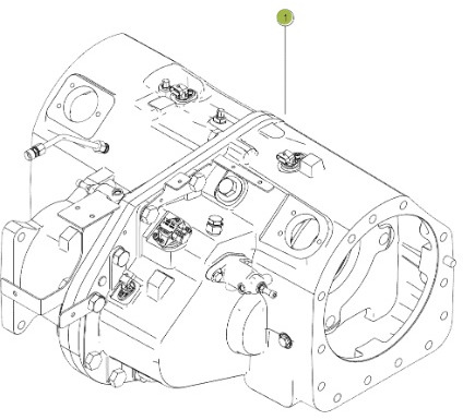 Claas Jaguar 970 - przednia oś napędowa - skrzynia biegów 0007742306 0017044410 - Versnellingsbak voor Landbouwmachine: afbeelding 1 Claas Jaguar 970 - przednia oś napędowa - skrzynia biegów 0007742306 0017044410 - Versnellingsbak voor Landbouwmachine: afbeelding 1