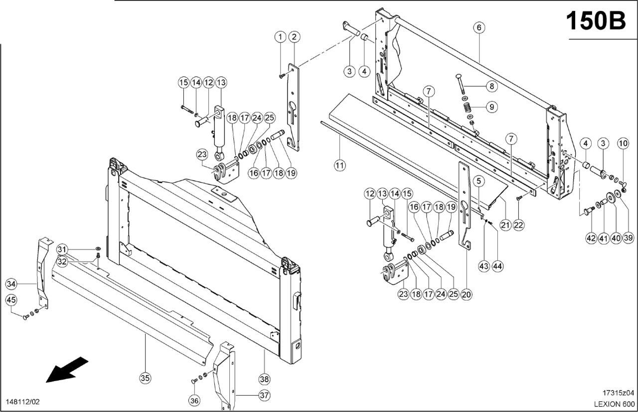 Claas Lexion 600 RAMA 0005189440 (Hp-obrotowa rama i adapter) - Frame/ Chassis voor Maaidorser: afbeelding 1 Claas Lexion 600 RAMA 0005189440 (Hp-obrotowa rama i adapter) - Frame/ Chassis voor Maaidorser: afbeelding 1