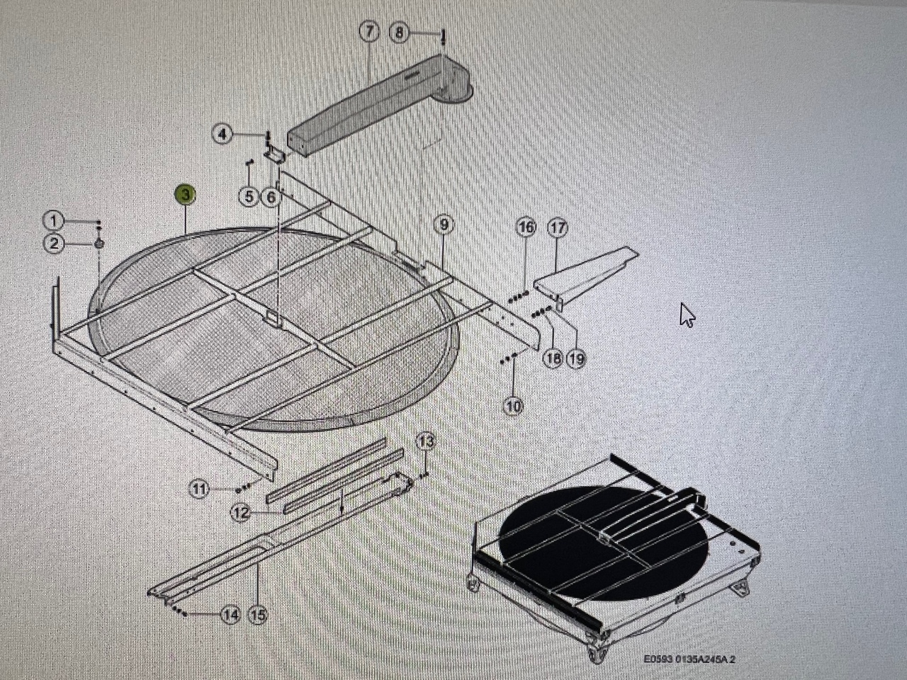 Claas Lexion Tkanina druciana Kosz chłodnicy 0007918971 - Radiateur voor Landbouwmachine: afbeelding 1 Claas Lexion Tkanina druciana Kosz chłodnicy 0007918971 - Radiateur voor Landbouwmachine: afbeelding 1