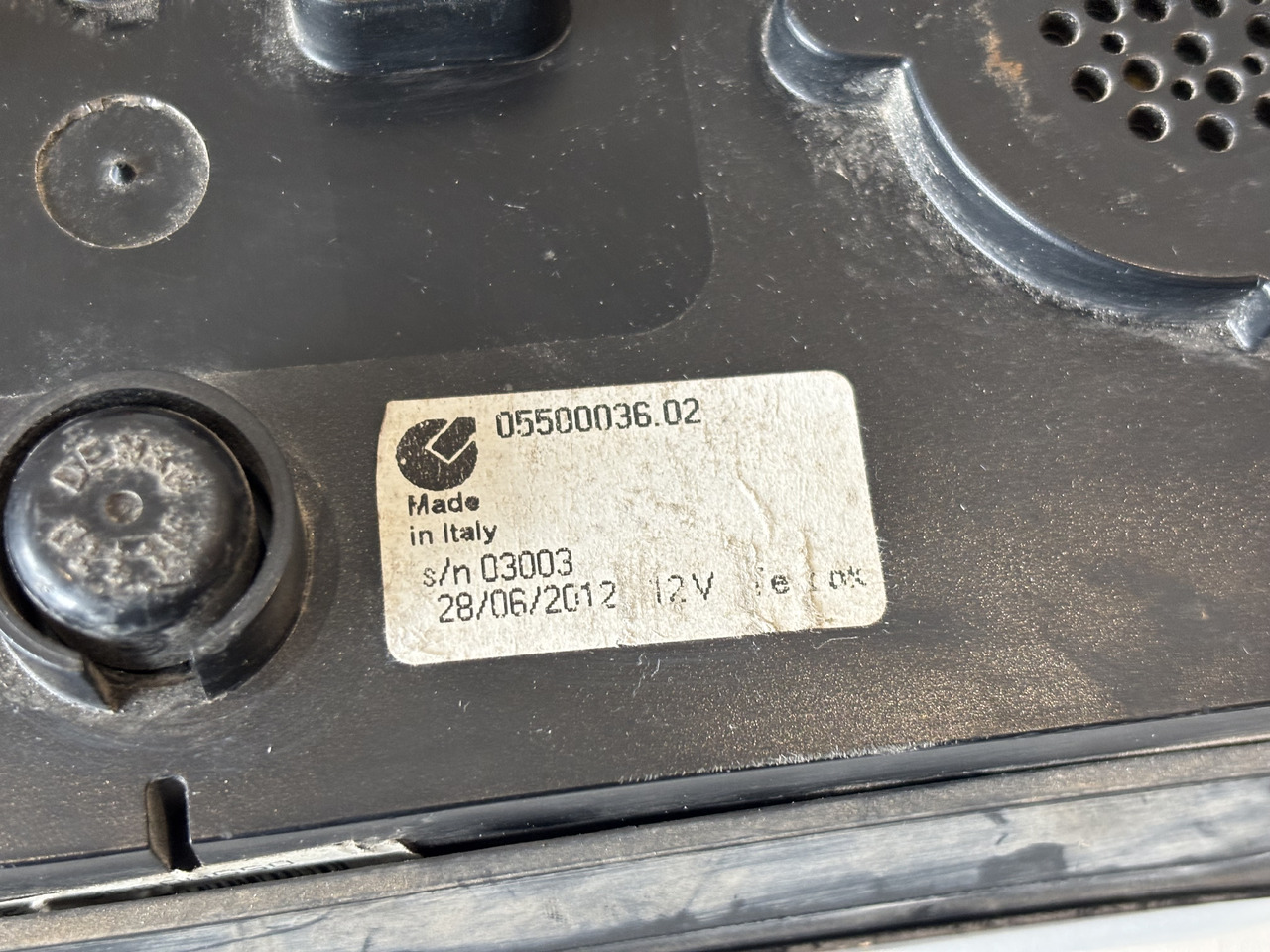 Dieci 185 Pegasus - Ładowarka Teleskopowa - Licznik Panel Kontrolek 05500036.02 - Instrumentenpaneel voor Bouwmachine: afbeelding 5 Dieci 185 Pegasus - Ładowarka Teleskopowa - Licznik Panel Kontrolek 05500036.02 - Instrumentenpaneel voor Bouwmachine: afbeelding 5