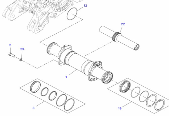 Fendt 930 933 936 939 942 GEN 7 Siłownik Układu Kierowniczego Drążek Cylindra CZĘŚCI - Hydraulische cilinder voor Landbouwmachine: afbeelding 1 Fendt 930 933 936 939 942 GEN 7 Siłownik Układu Kierowniczego Drążek Cylindra CZĘŚCI - Hydraulische cilinder voor Landbouwmachine: afbeelding 1