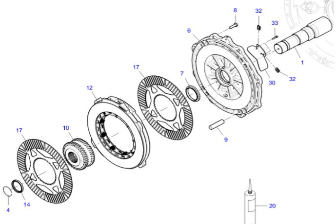 Fendt 930 933 936 939 942 Vario Gen 6 Hamulec Tarczowy Kompletny Prawa Lewa Strona CZĘŚCI - Remschijven voor Tractor: afbeelding 1 Fendt 930 933 936 939 942 Vario Gen 6 Hamulec Tarczowy Kompletny Prawa Lewa Strona CZĘŚCI - Remschijven voor Tractor: afbeelding 1