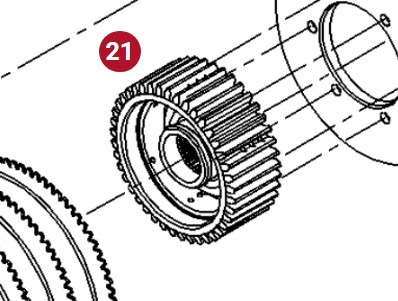 Fendt 930 933 936 939 942 Vario Gen 6 Koło Zębate Zębatka Przedniego WOM CZĘŚCI 931150200120 - Transmissie voor Tractor: afbeelding 1 Fendt 930 933 936 939 942 Vario Gen 6 Koło Zębate Zębatka Przedniego WOM CZĘŚCI 931150200120 - Transmissie voor Tractor: afbeelding 1