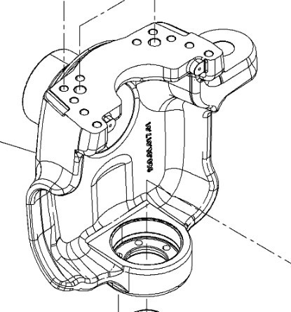 Fendt 930 933 936 939 942 Vario Gen 6 Obudowa Łączona Przegubu Przedniej Osi CZĘŚCI H218PF050036A - As en onderdelen voor Tractor: afbeelding 1 Fendt 930 933 936 939 942 Vario Gen 6 Obudowa Łączona Przegubu Przedniej Osi CZĘŚCI H218PF050036A - As en onderdelen voor Tractor: afbeelding 1