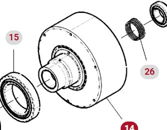 Fendt 930 933 936 939 942 Vario Gen 6 Obudowa Sprzęgła WOM CZĘŚCI H218PH0150010 - Koppeling en onderdelen voor Tractor: afbeelding 1 Fendt 930 933 936 939 942 Vario Gen 6 Obudowa Sprzęgła WOM CZĘŚCI H218PH0150010 - Koppeling en onderdelen voor Tractor: afbeelding 1