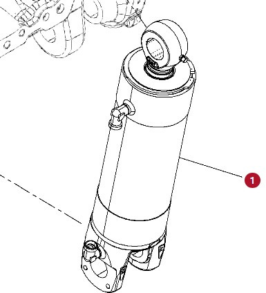 Fendt 930 933 936 942 GEN 7 Siłownik Hydrauliczny Tylnego TUZ CZĘŚCI H218PB400102A - Hydraulische cilinder voor Landbouwmachine: afbeelding 1 Fendt 930 933 936 942 GEN 7 Siłownik Hydrauliczny Tylnego TUZ CZĘŚCI H218PB400102A - Hydraulische cilinder voor Landbouwmachine: afbeelding 1