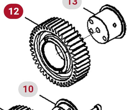 Fendt 936 Gen 7 Silnik D1556LE523 Koło Zębate Pośredniczące H218PF150068A - Motor en onderdelen voor Tractor: afbeelding 1 Fendt 936 Gen 7 Silnik D1556LE523 Koło Zębate Pośredniczące H218PF150068A - Motor en onderdelen voor Tractor: afbeelding 1