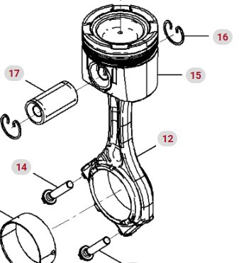 Fendt 936 Gen 7 Silnik D1556LE523 Wał Korbowy Korbowód H218PF150094A H218PF150099A CZĘŚCI - Krukas voor Landbouwmachine: afbeelding 1 Fendt 936 Gen 7 Silnik D1556LE523 Wał Korbowy Korbowód H218PF150094A H218PF150099A CZĘŚCI - Krukas voor Landbouwmachine: afbeelding 1
