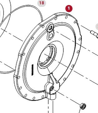 Fendt Vario 1038 1042 1046 1050 GEN 3 Pokrywa Hamulcy F530300200200 - Remdelen voor Landbouwmachine: afbeelding 1 Fendt Vario 1038 1042 1046 1050 GEN 3 Pokrywa Hamulcy F530300200200 - Remdelen voor Landbouwmachine: afbeelding 1