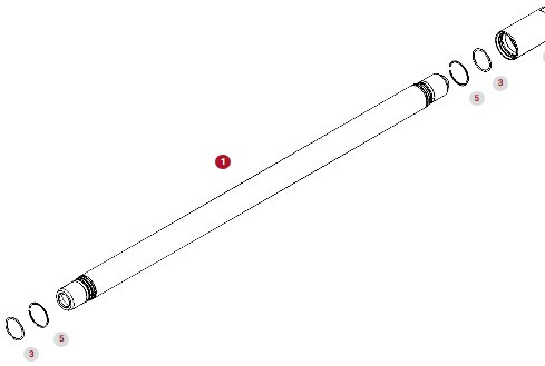 Fendt Vario 1038 1042 1046 1050 GEN 3 Wał Napędowy 530300080011 - Aandrijfas voor Landbouwmachine: afbeelding 1 Fendt Vario 1038 1042 1046 1050 GEN 3 Wał Napędowy 530300080011 - Aandrijfas voor Landbouwmachine: afbeelding 1