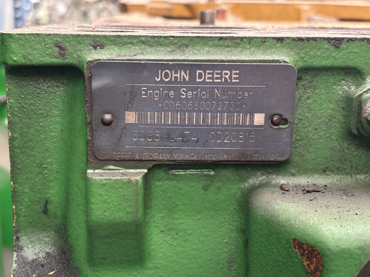 John Deere 6920S 6068HL474 6068 HL 474 Blok Silnika - Cilinderblok voor Landbouwmachine: afbeelding 4 John Deere 6920S 6068HL474 6068 HL 474 Blok Silnika - Cilinderblok voor Landbouwmachine: afbeelding 4