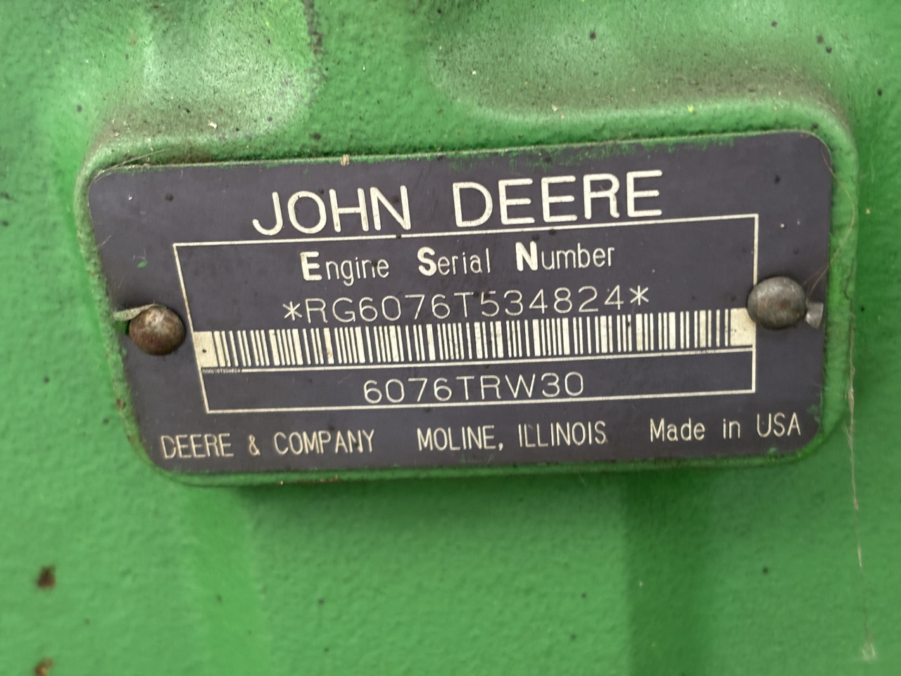John Deere 7800 Blok Silnika 6076TRW30 6076 TRW 30 R122736 R122737 R122738 - Cilinderblok voor Landbouwmachine: afbeelding 4 John Deere 7800 Blok Silnika 6076TRW30 6076 TRW 30 R122736 R122737 R122738 - Cilinderblok voor Landbouwmachine: afbeelding 4