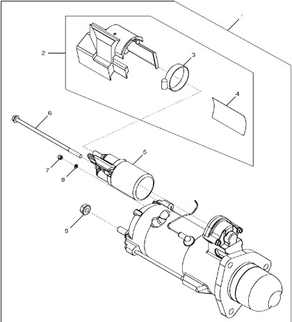 John Deere 9470RX - Zestaw rozrusznika RE555915 (Silnik) - Starter voor Tractor: afbeelding 1 John Deere 9470RX - Zestaw rozrusznika RE555915 (Silnik) - Starter voor Tractor: afbeelding 1