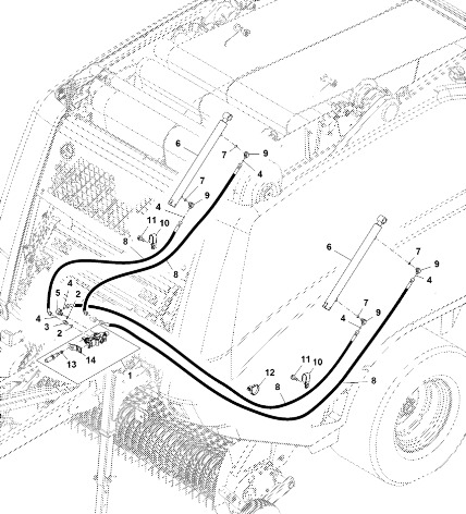 John Deere 960 - Siłownik hydrauliczny DC212766 (Układ hydrauliczny) - Hydraulische cilinder voor Landbouwmachine: afbeelding 1 John Deere 960 - Siłownik hydrauliczny DC212766 (Układ hydrauliczny) - Hydraulische cilinder voor Landbouwmachine: afbeelding 1