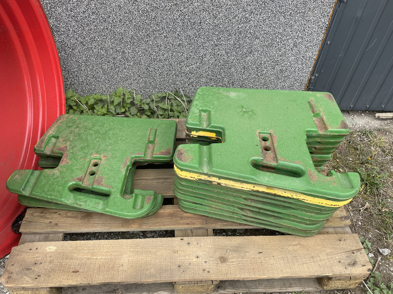 John Deere - obciążniki walizkowe - Tegenwicht voor Landbouwmachine: afbeelding 1 John Deere - obciążniki walizkowe - Tegenwicht voor Landbouwmachine: afbeelding 1