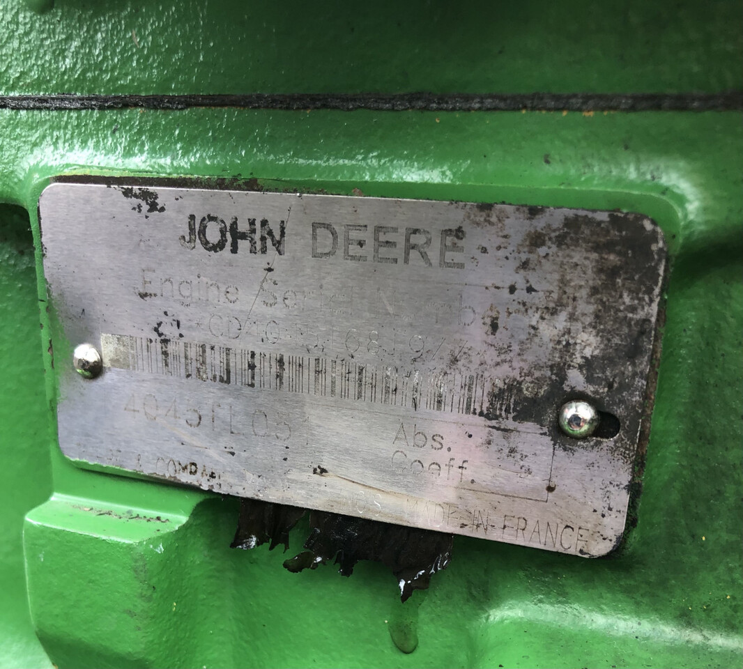 John Deere-silnik/John Deere 6210 4045TL051 - Motor voor Landbouwmachine: afbeelding 3 John Deere-silnik/John Deere 6210 4045TL051 - Motor voor Landbouwmachine: afbeelding 3