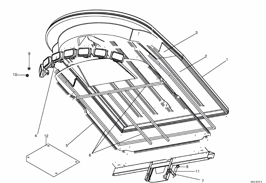 Krone Big M II - lampa lampy przednie reflektor 002205230 - Lichten/ Verlichting voor Landbouwmachine: afbeelding 1 Krone Big M II - lampa lampy przednie reflektor 002205230 - Lichten/ Verlichting voor Landbouwmachine: afbeelding 1