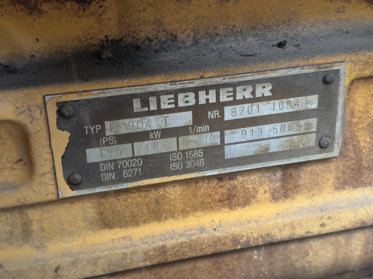 Liebherr D904T D 904 T Silnik Kompletny Blok Koło Zamachowe Wał Korbowy Pokrywa Miska CZĘŚCI - Vliegwiel voor Landbouwmachine: afbeelding 1 Liebherr D904T D 904 T Silnik Kompletny Blok Koło Zamachowe Wał Korbowy Pokrywa Miska CZĘŚCI - Vliegwiel voor Landbouwmachine: afbeelding 1