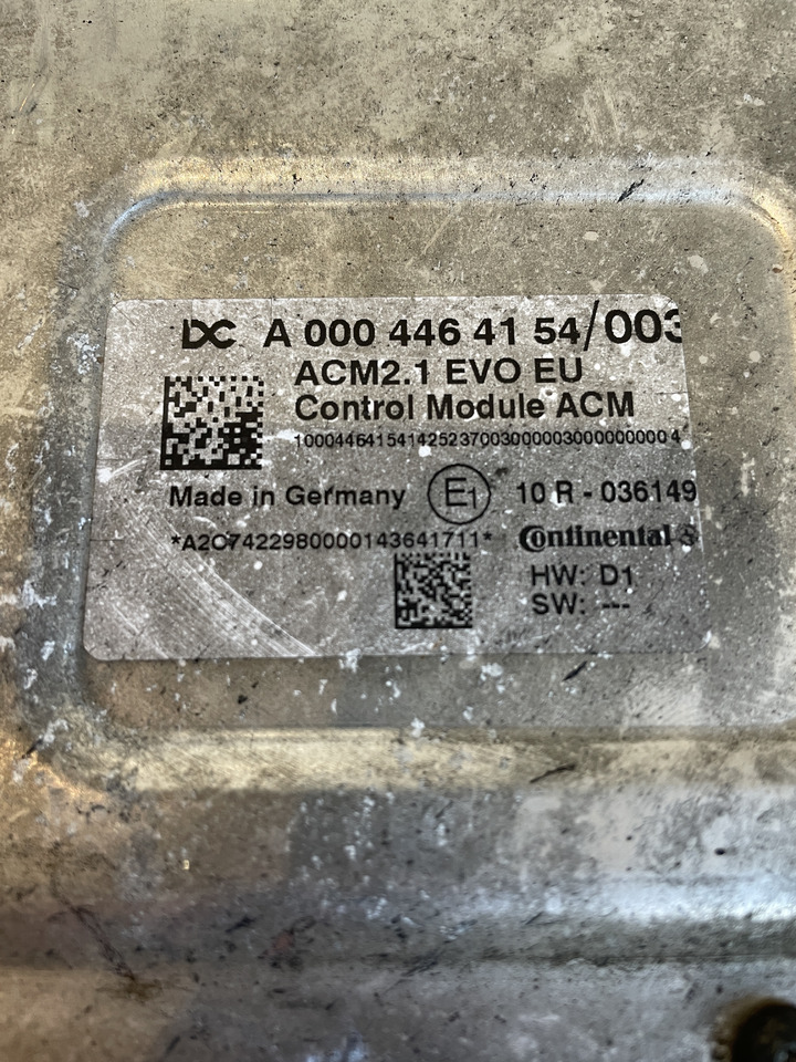 Mercedes Actros MP4 - wtyczka przewód wiązka modułu ACM sterownik Adblue A0004464154 - ECU voor Landbouwmachine: afbeelding 2 Mercedes Actros MP4 - wtyczka przewód wiązka modułu ACM sterownik Adblue A0004464154 - ECU voor Landbouwmachine: afbeelding 2