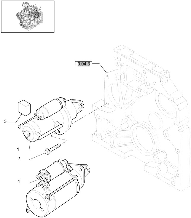 New Holland T6010 T6090 T6070 Regen rozrusznik 12v, 4.2kw 84151331R - Starter voor Tractor: afbeelding 1 New Holland T6010 T6090 T6070 Regen rozrusznik 12v, 4.2kw 84151331R - Starter voor Tractor: afbeelding 1