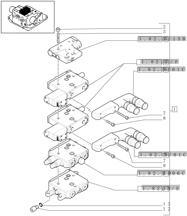 New Holland T6010 Zawór hydrauliczny 47123078 - Hydraulisch ventiel voor Landbouwmachine: afbeelding 1 New Holland T6010 Zawór hydrauliczny 47123078 - Hydraulisch ventiel voor Landbouwmachine: afbeelding 1