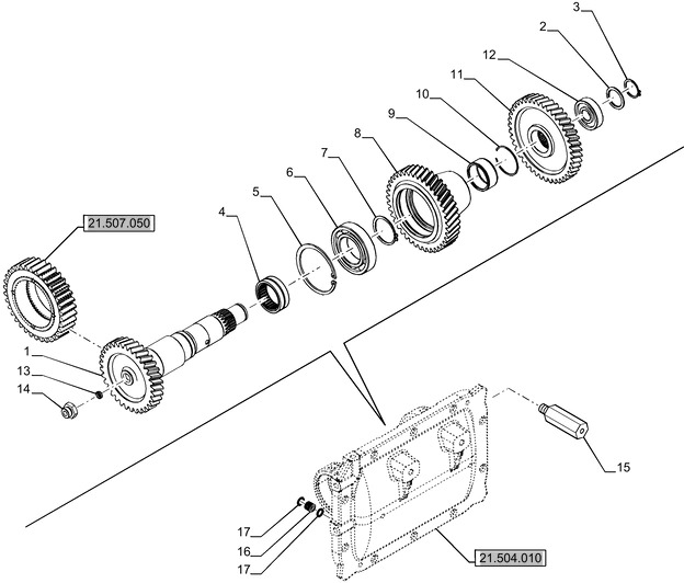 New Holland T6070 Koło zębate 40t 87528476 - Transmissie voor Tractor: afbeelding 1 New Holland T6070 Koło zębate 40t 87528476 - Transmissie voor Tractor: afbeelding 1