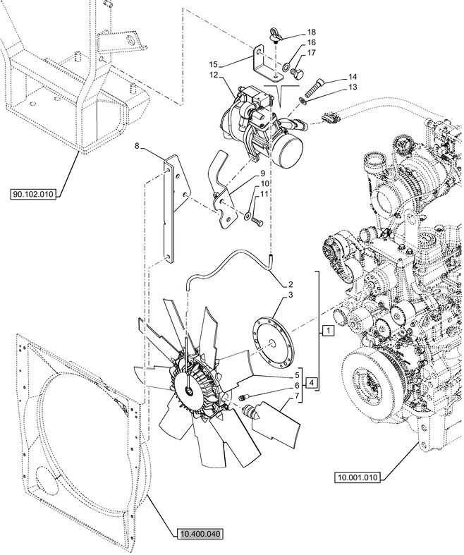 New Holland T6070 Łopatka 47569428 - Ventilator voor Tractor: afbeelding 1 New Holland T6070 Łopatka 47569428 - Ventilator voor Tractor: afbeelding 1