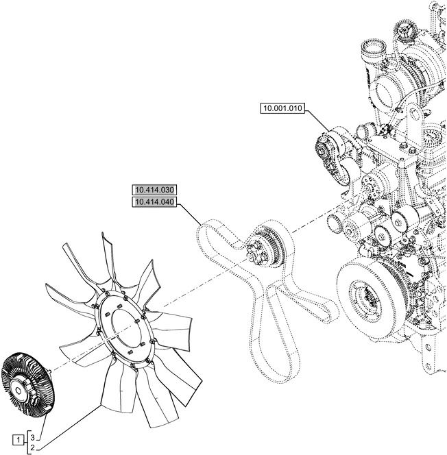 New Holland T6070 Pol wiskotyczne 47560853 - Ventilator voor Tractor: afbeelding 1 New Holland T6070 Pol wiskotyczne 47560853 - Ventilator voor Tractor: afbeelding 1