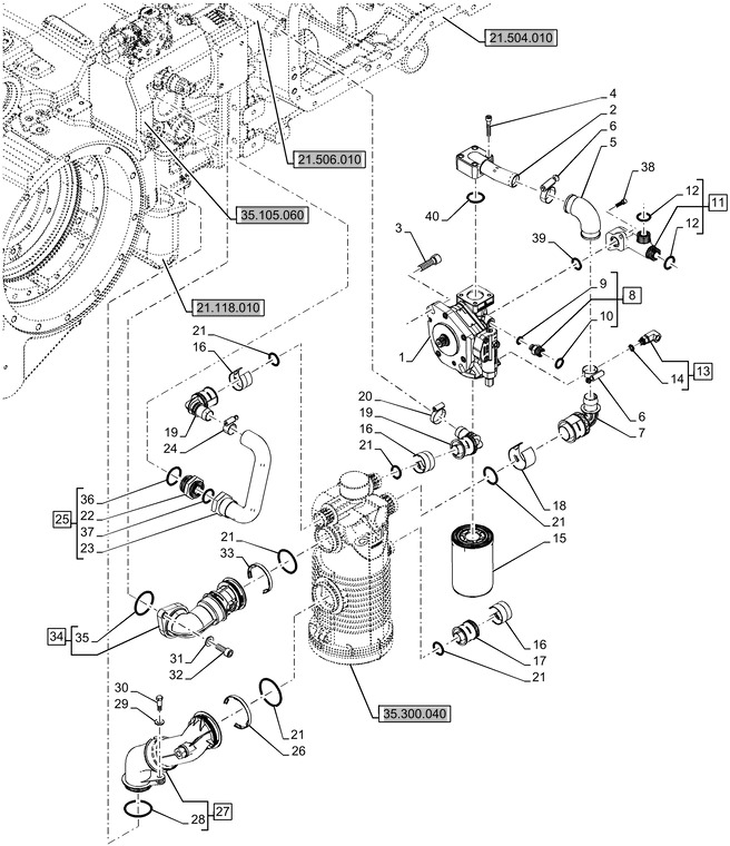 New Holland T6090 T6070 Regen pompa hydraul 45 cc 87738887R - Hydraulische pomp voor Landbouwmachine: afbeelding 1 New Holland T6090 T6070 Regen pompa hydraul 45 cc 87738887R - Hydraulische pomp voor Landbouwmachine: afbeelding 1