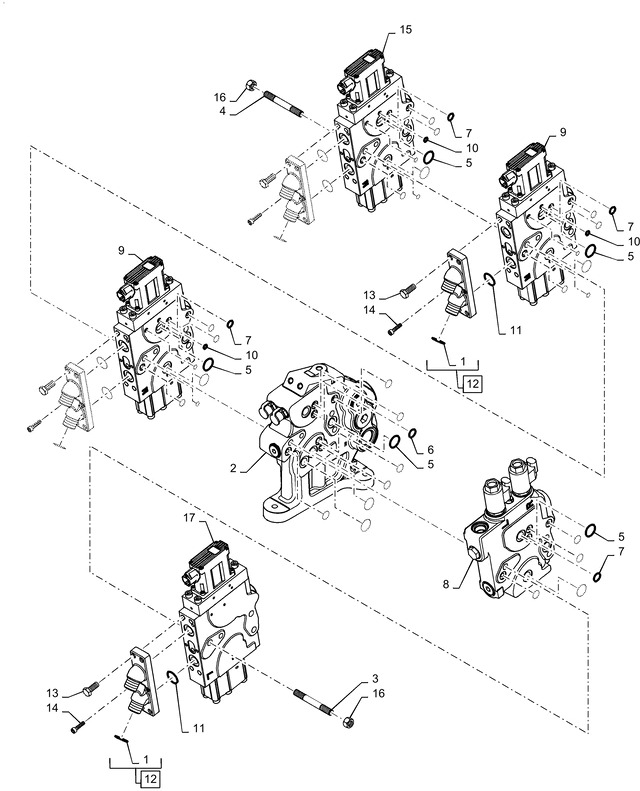 New Holland T6090 T6070 Sekcja zaworu hydr 87496186 - Hydraulisch ventiel voor Landbouwmachine: afbeelding 1 New Holland T6090 T6070 Sekcja zaworu hydr 87496186 - Hydraulisch ventiel voor Landbouwmachine: afbeelding 1