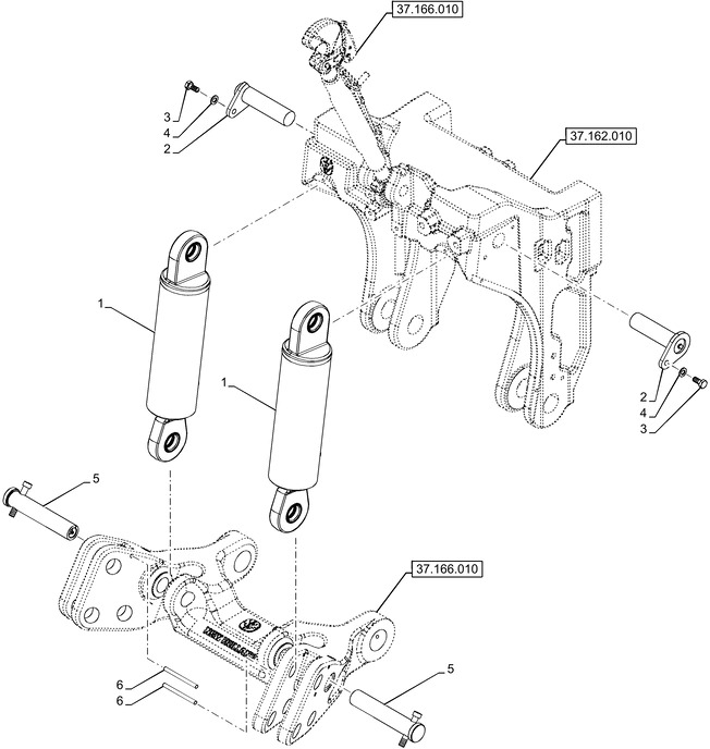 New Holland T6090 T6070 Sworzeń zaczepu 35mm od x 149mm l 84472979 - Frame/ Chassis voor Tractor: afbeelding 1 New Holland T6090 T6070 Sworzeń zaczepu 35mm od x 149mm l 84472979 - Frame/ Chassis voor Tractor: afbeelding 1