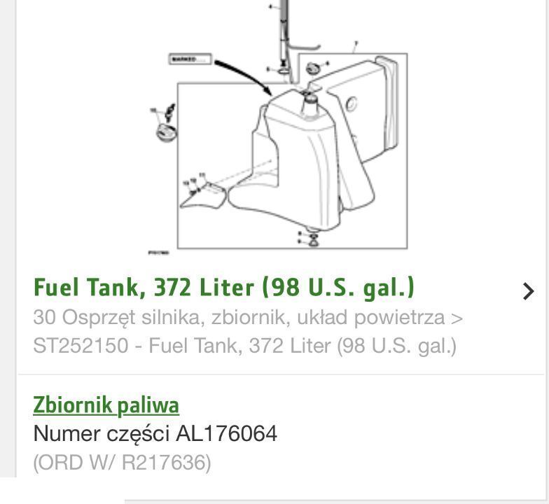 Zbiornik Paliwa - John Deere 7530 Premium - Brandstoftank voor Landbouwmachine: afbeelding 3 Zbiornik Paliwa - John Deere 7530 Premium - Brandstoftank voor Landbouwmachine: afbeelding 3