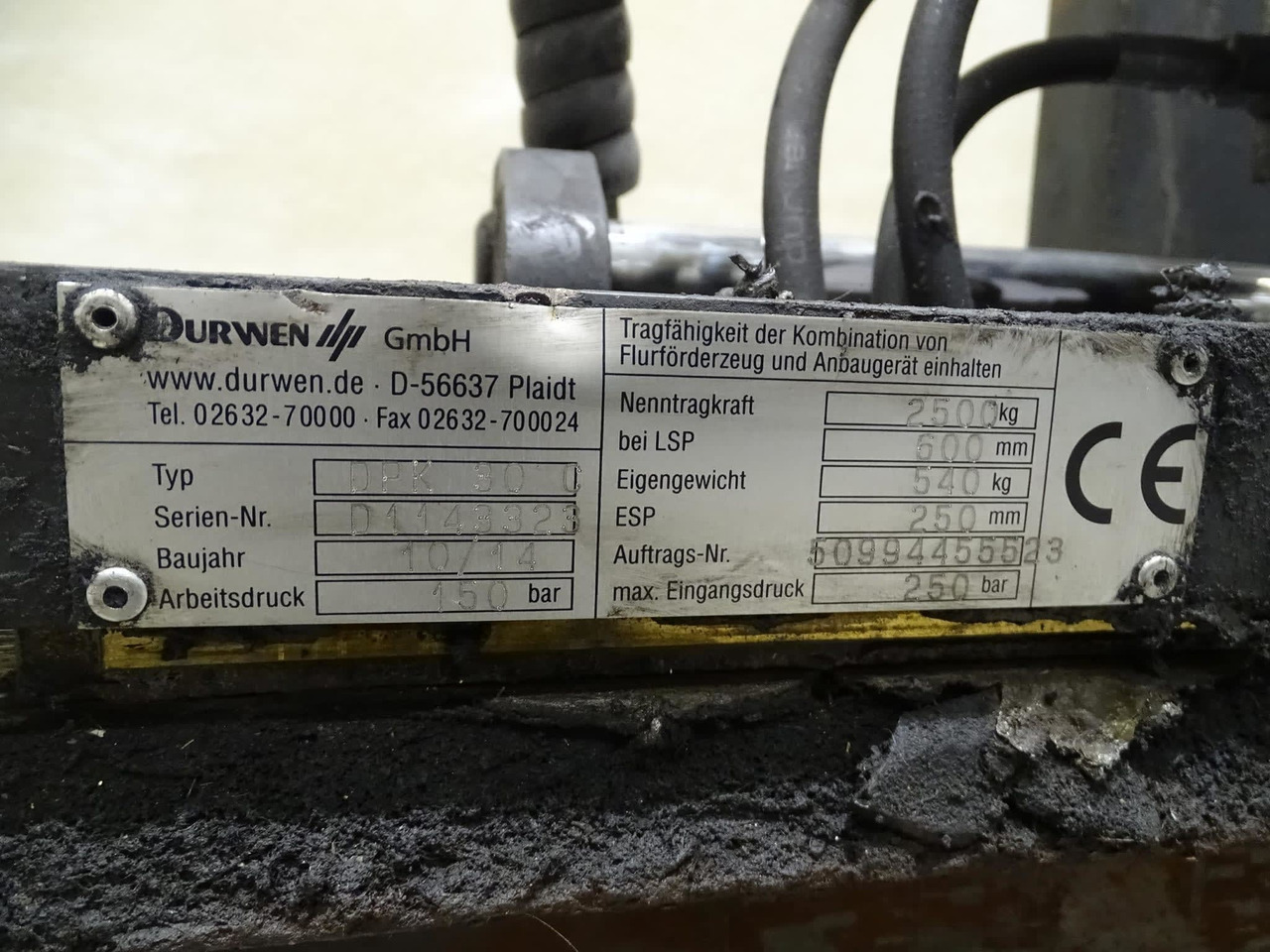 Durwen DPK30C - Aanbouwdeel voor Intern transport: afbeelding 3 Durwen DPK30C - Aanbouwdeel voor Intern transport: afbeelding 3