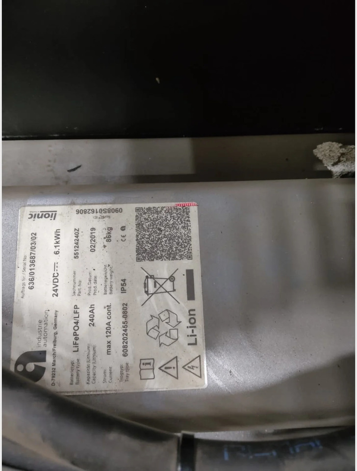 Battery 24V 240Ah - Batterij voor Intern transport: afbeelding 2 Battery 24V 240Ah - Batterij voor Intern transport: afbeelding 2