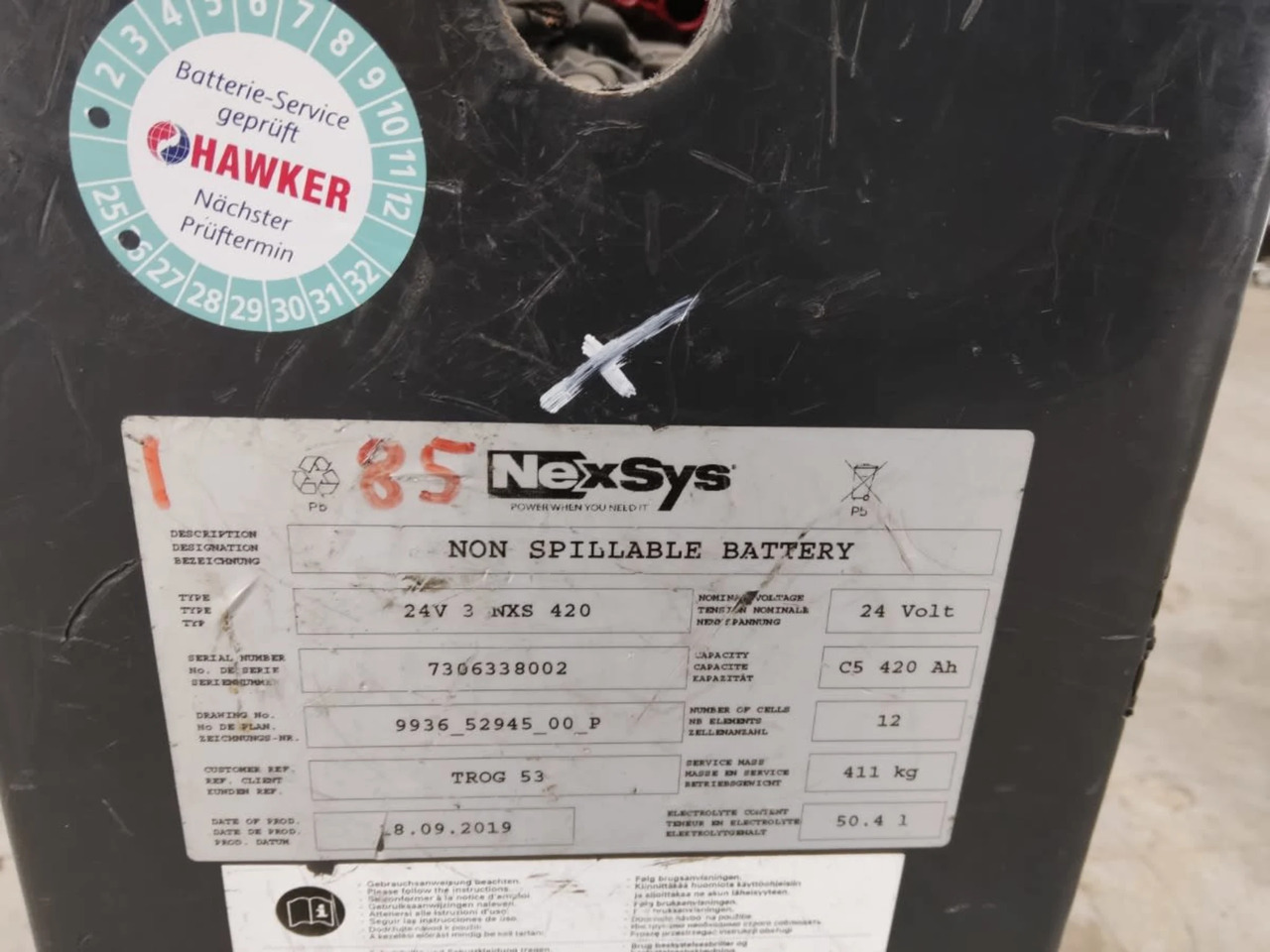 Battery 24V 24V 420Ah - Batterij voor Intern transport: afbeelding 2 Battery 24V 24V 420Ah - Batterij voor Intern transport: afbeelding 2
