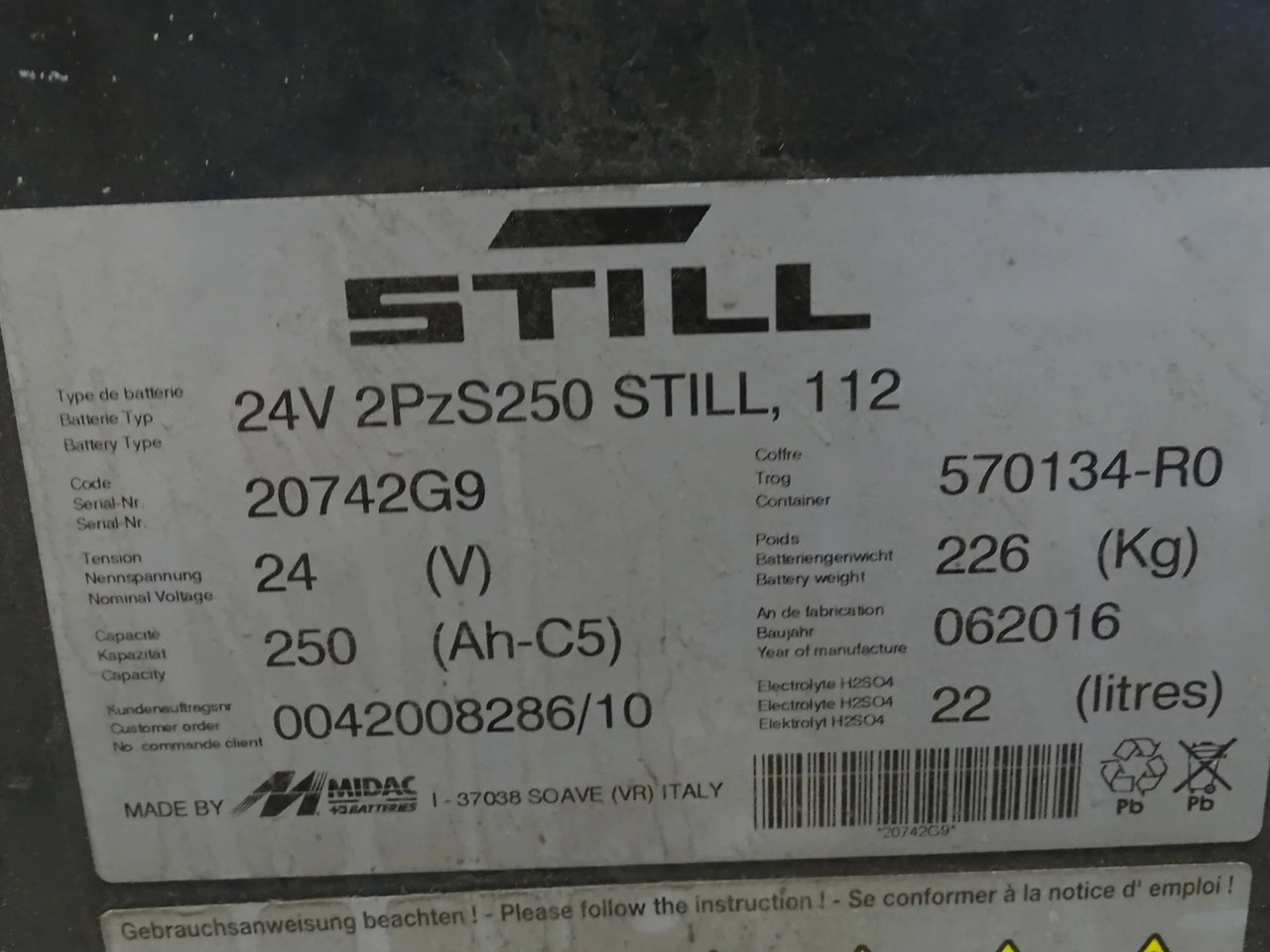 Battery Package - 2 Pcs. - Batterij voor Intern transport: afbeelding 2 Battery Package - 2 Pcs. - Batterij voor Intern transport: afbeelding 2