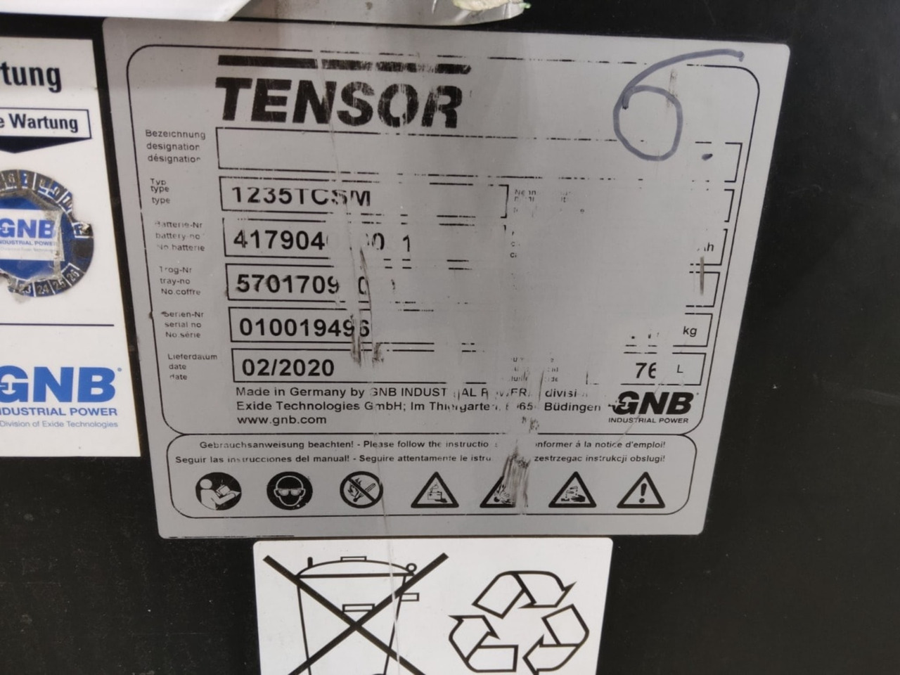 GNB Battery 48V 640Ah - Batterij voor Intern transport: afbeelding 2 GNB Battery 48V 640Ah - Batterij voor Intern transport: afbeelding 2